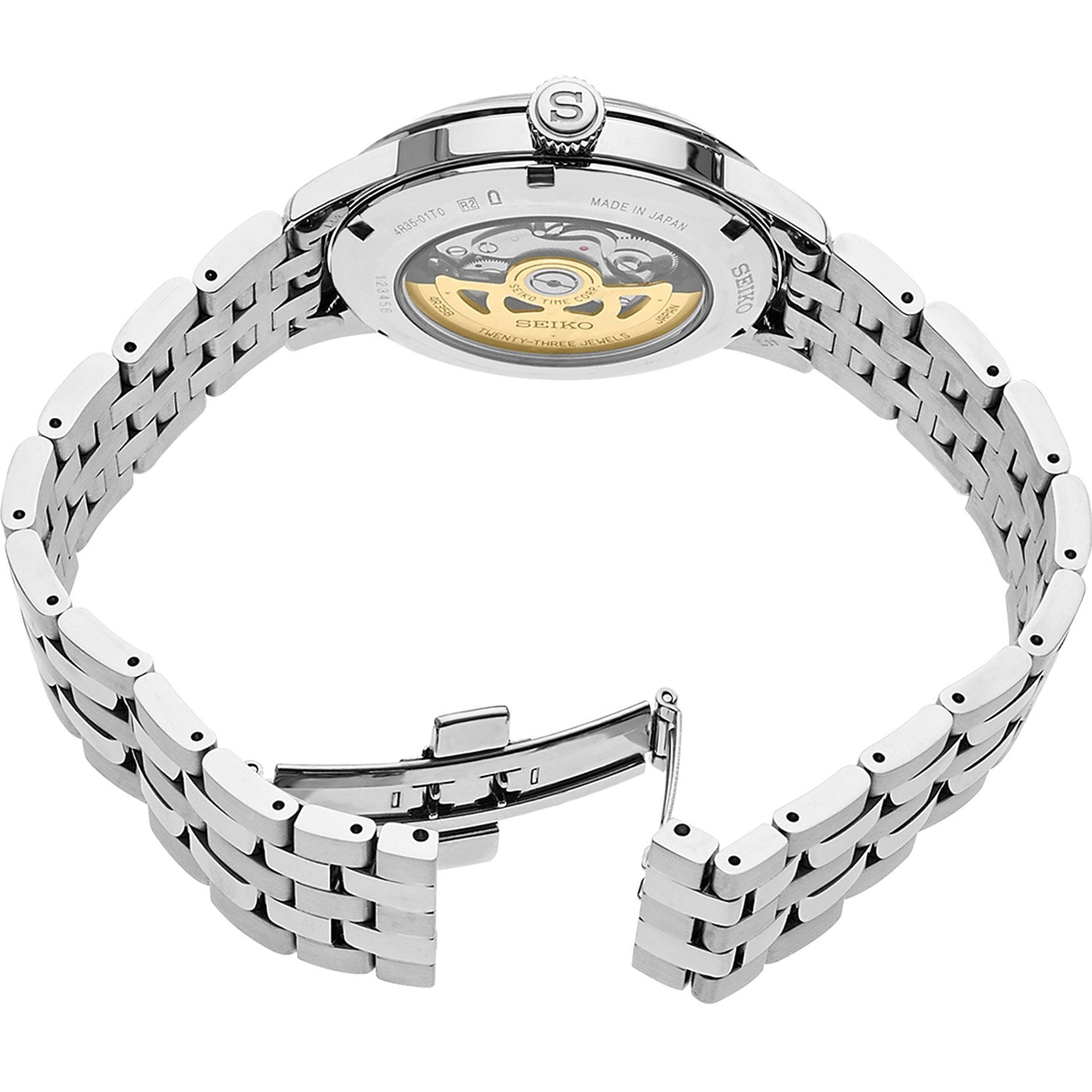 Seiko Presage Cocktail Time: 'Blue Moon' Mens Watch SRPB41J1