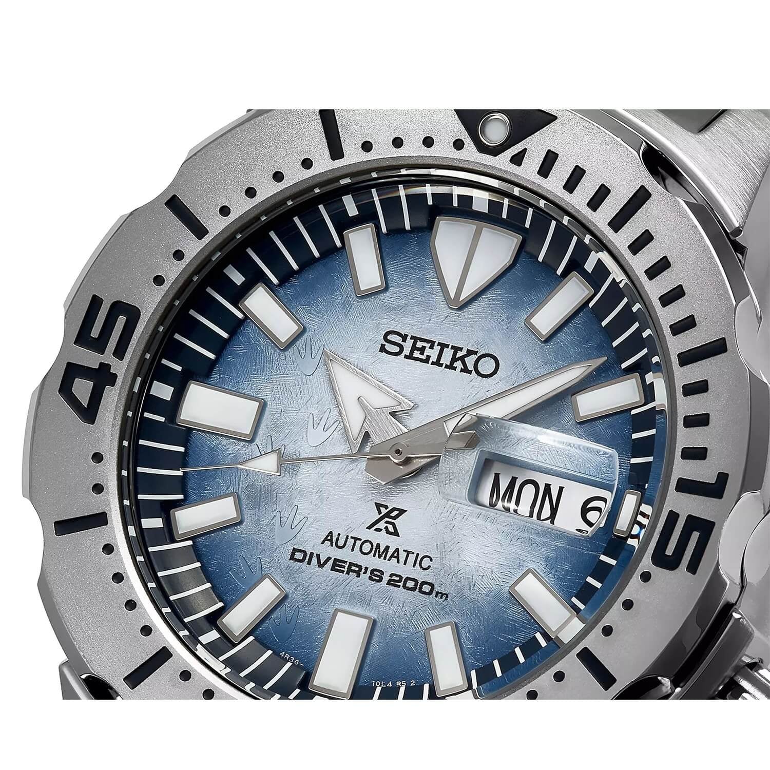 Seiko Prospex Mens Watch SRPG57K1 Antarctica Monster 'Save The Ocean'