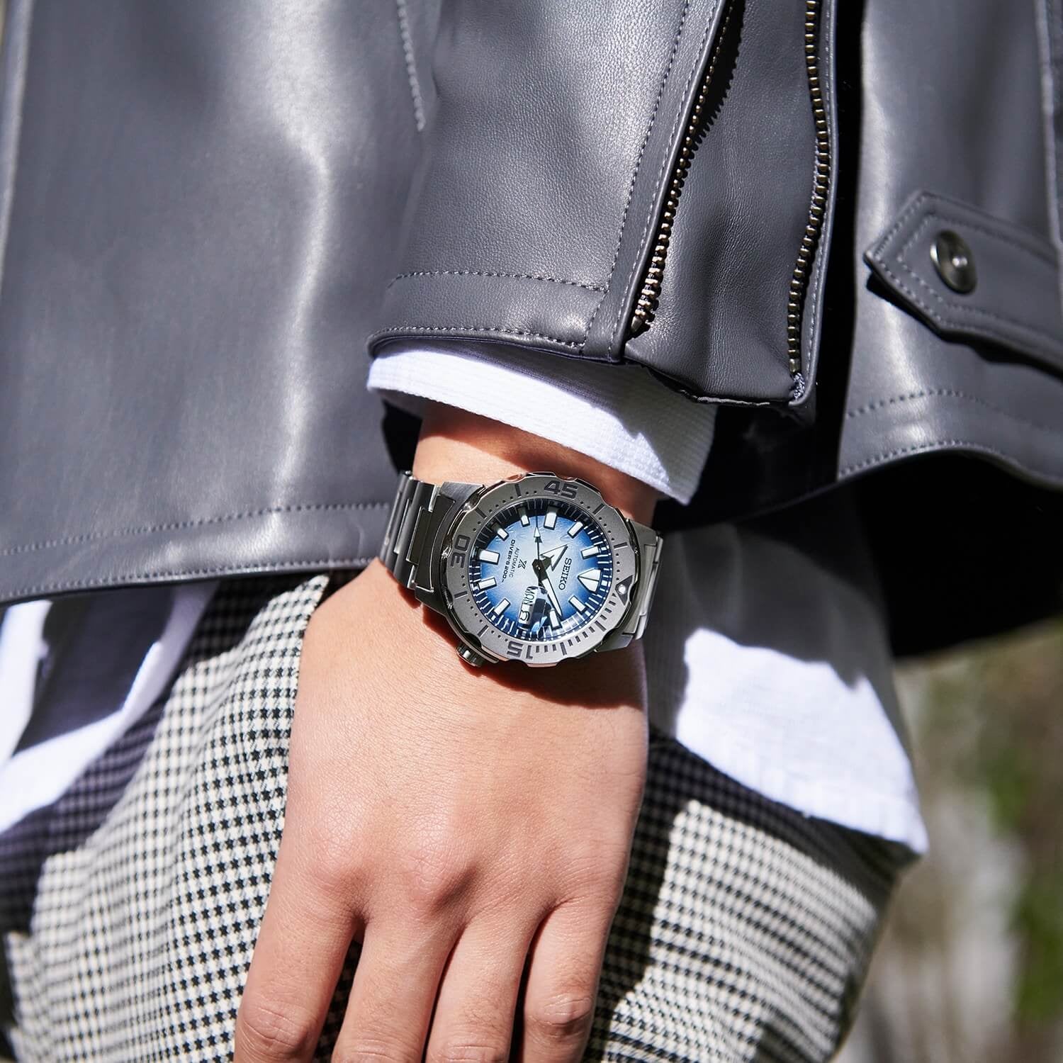 Seiko Prospex Mens Watch SRPG57K1 Antarctica Monster 'Save The Ocean'