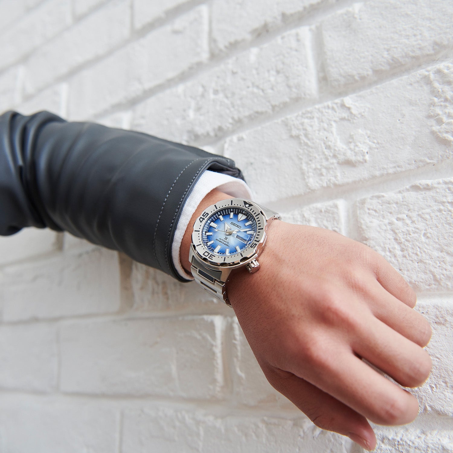 Seiko Prospex Mens Watch SRPG57K1 Antarctica Monster 'Save The Ocean'