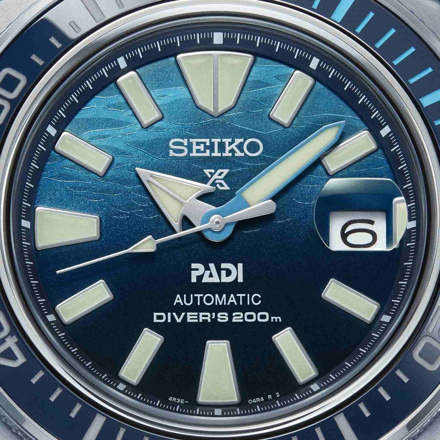 SEIKO Prospex Mens Watch SRPJ93K1 'Great Blue' Samurai Scuba PADI Special Edition