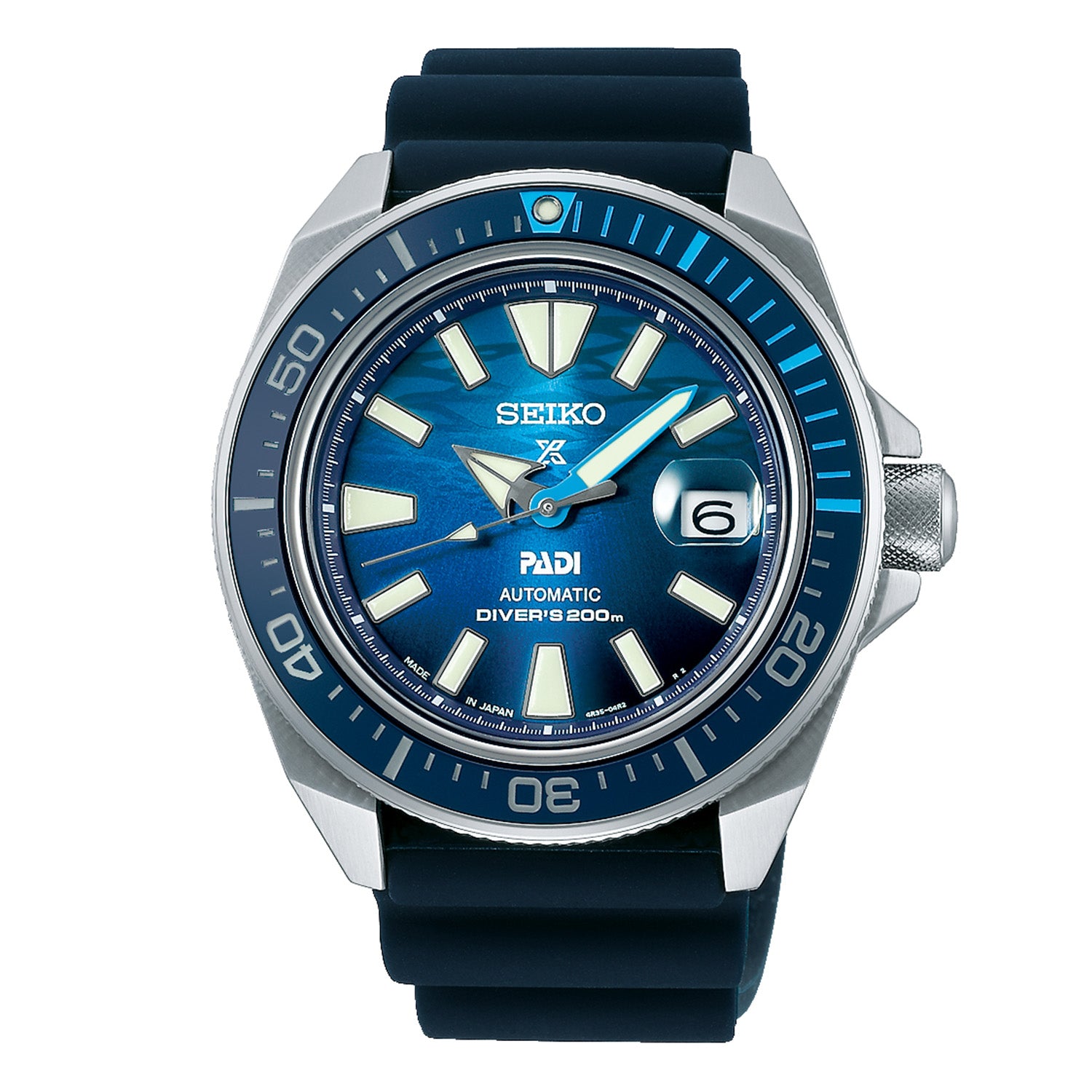SEIKO Prospex Mens Watch SRPJ93K1 'Great Blue' Samurai Scuba PADI Special Edition