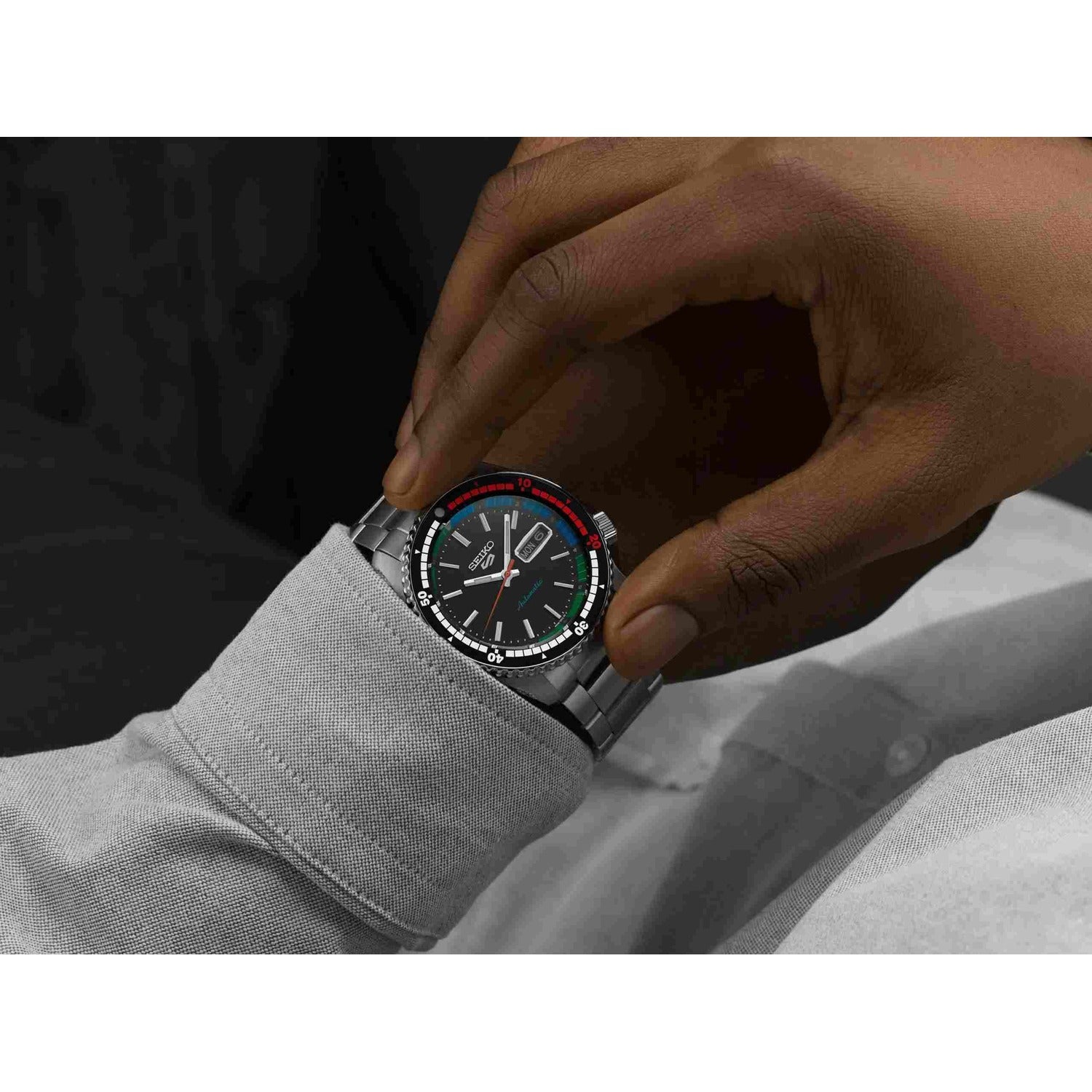 Seiko Series 5 Sports The 'New Regatta Timer' Retro Colour Collection Automatic SRPK13K1