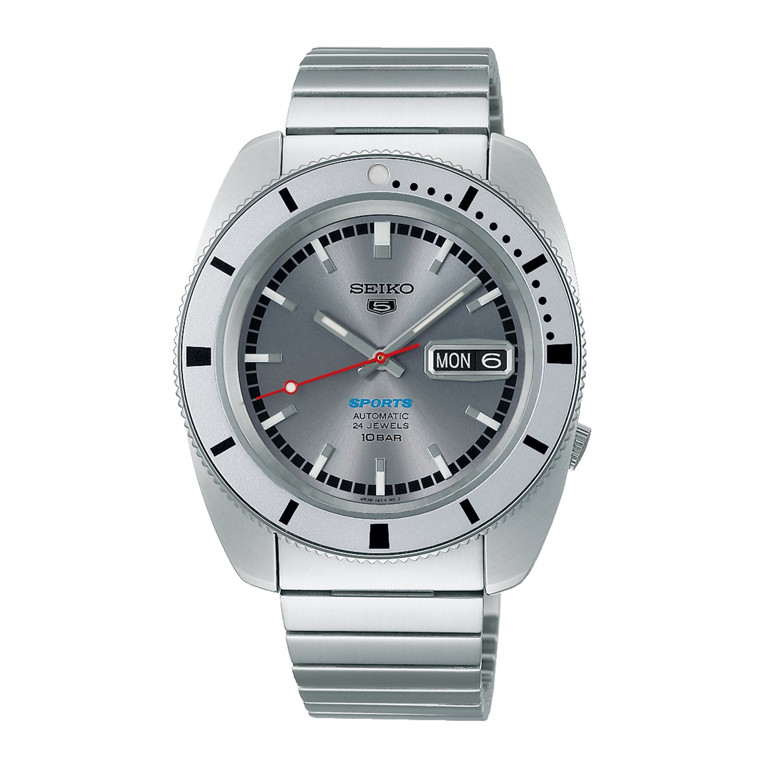 Seiko Series 5 Sports 'Ash blue' 1968 Recreation L.E. Automatic Mens Watch SRPL03K1