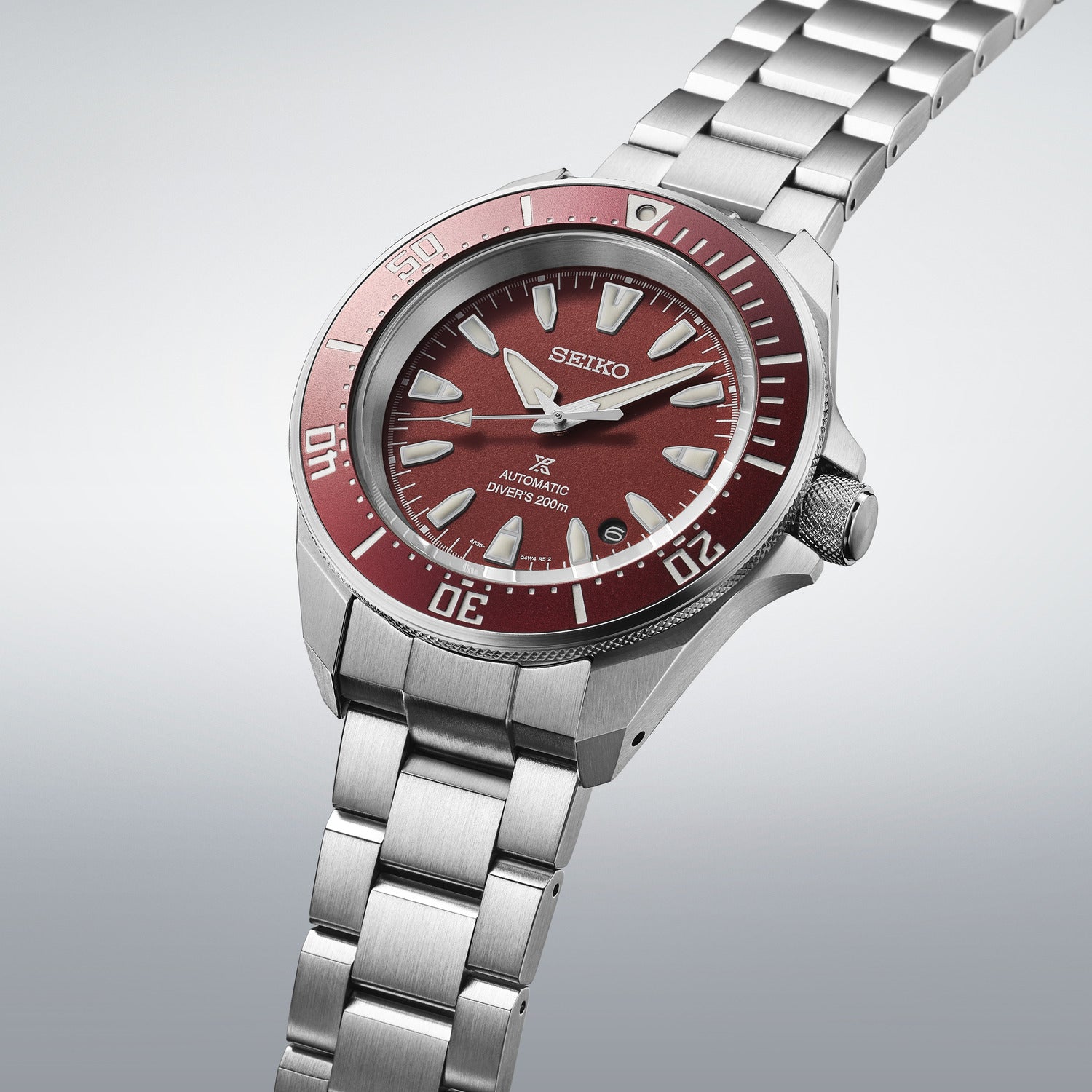 Seiko Prospex 'Samurai' 4R Red Diver's Mens Watch SRPL11K1