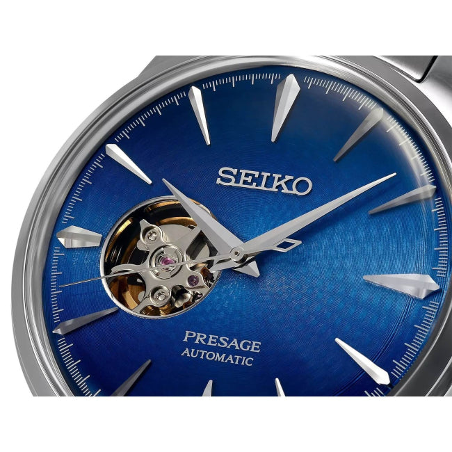 Seiko Presage Cocktail Time: 'Blue Acapulco' Mens Watch SSA439J1