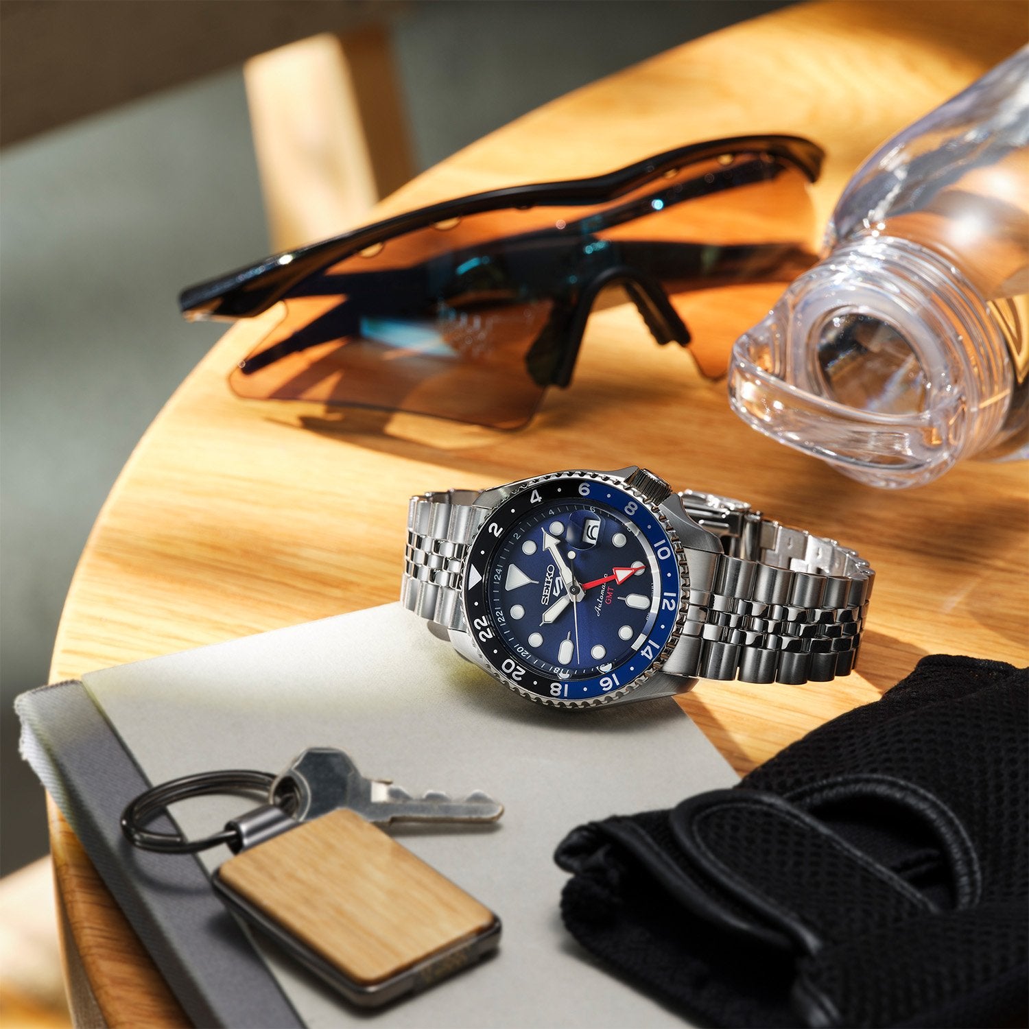 Seiko 5 Sports 'Blueberry' GMT SKX Re-Interpretation Mens Watch SSK003K1
