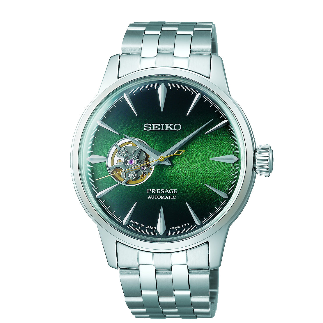 Seiko Presage Cocktail Time: 'Grasshopper' Mens Watch SSA441J1