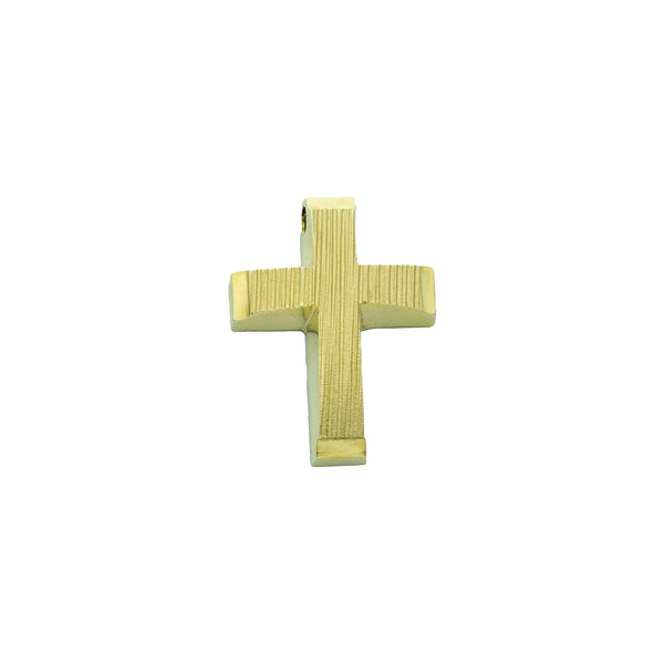 Ανδρικός Χρυσός Σταυρός ματ 14Κ 16311