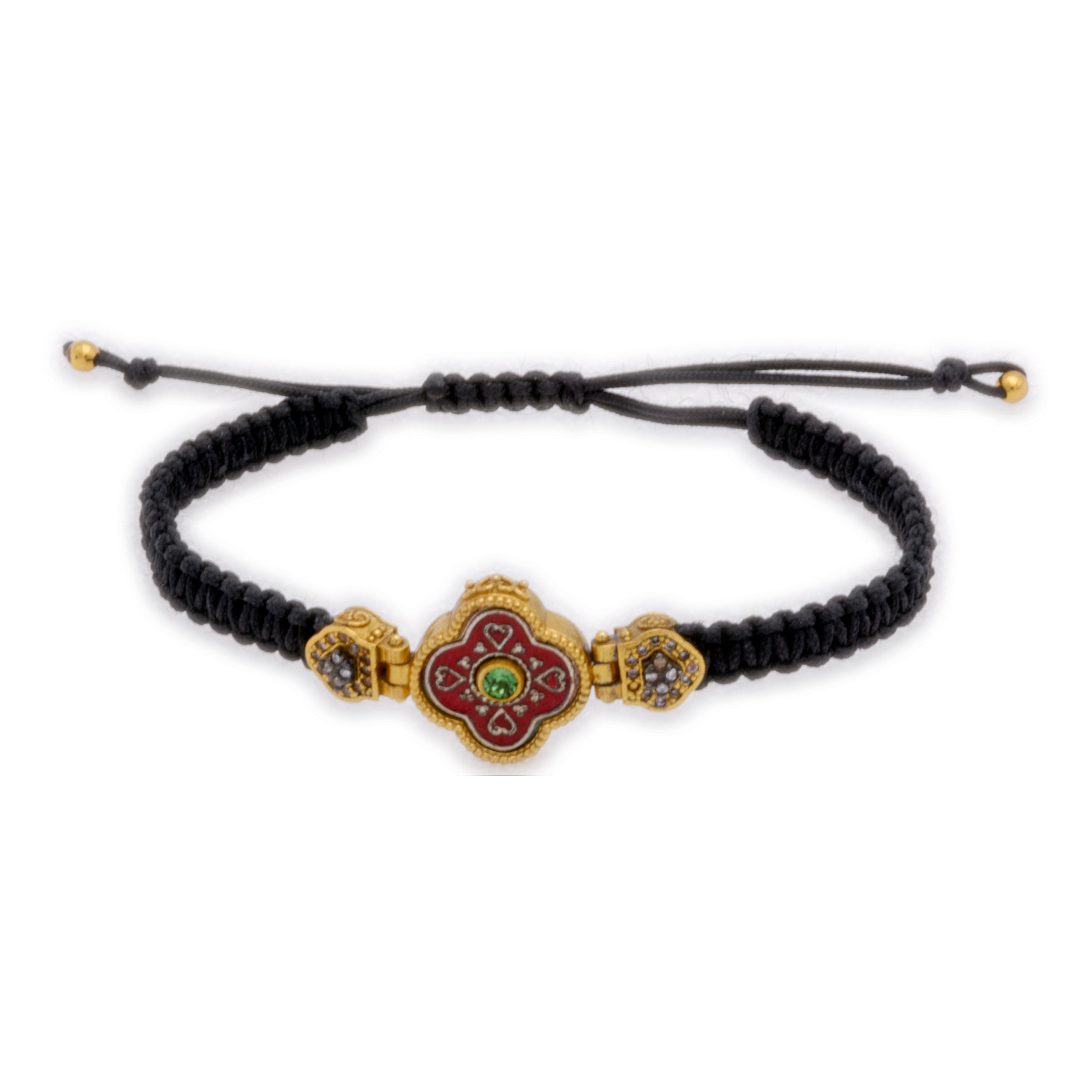 Γυναικείο Ασημένιο Βραχιόλι Dimitrios Exclusive B414 Black