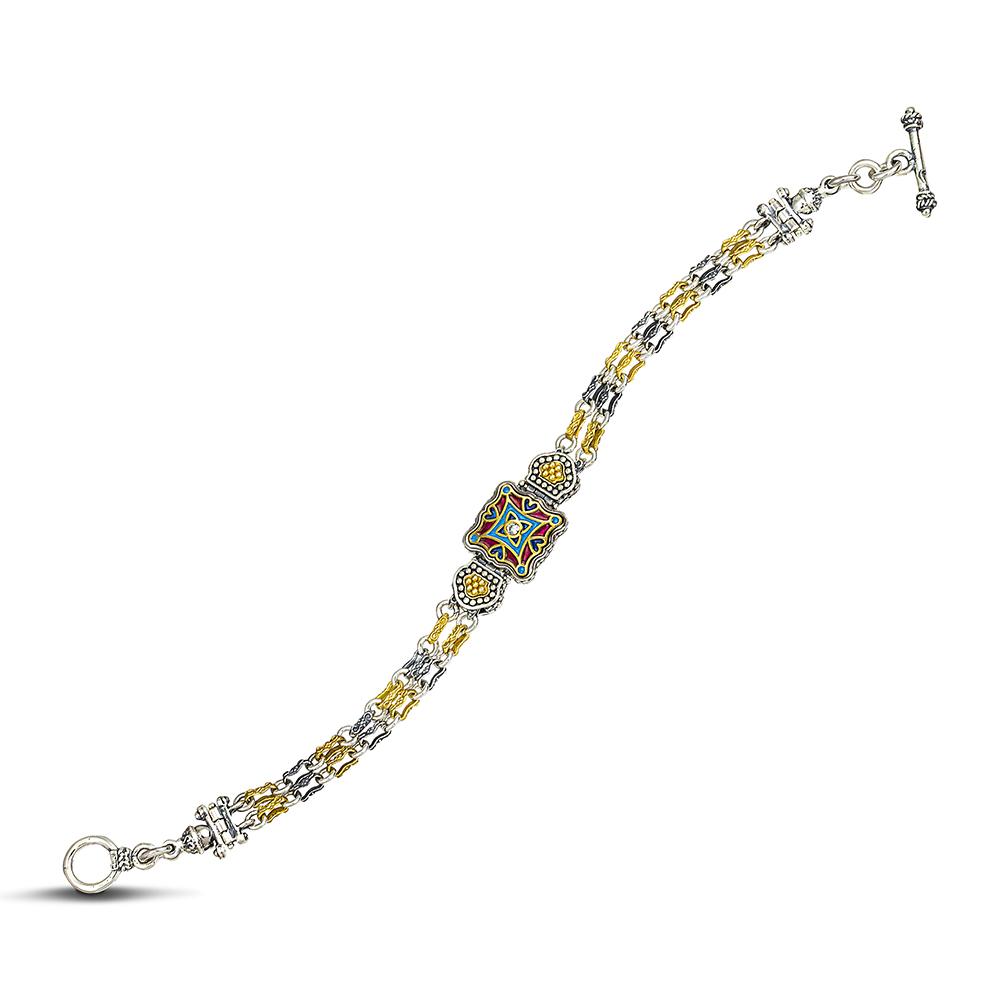 Γυναικείο Ασημένιο Βραχιόλι Dimitrios Exclusive B109