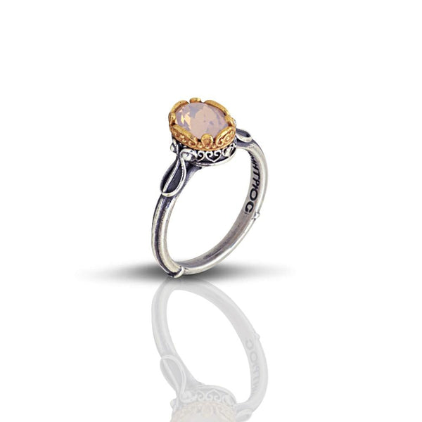 Γυναικείο Ασημένιο Δαχτυλίδι Dimitrios Exclusive D046 Pink