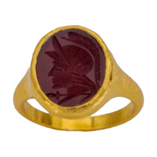 Γυναικείο Χρυσό Σφυρήλατο Δαχτυλίδι 18Κ 17668
