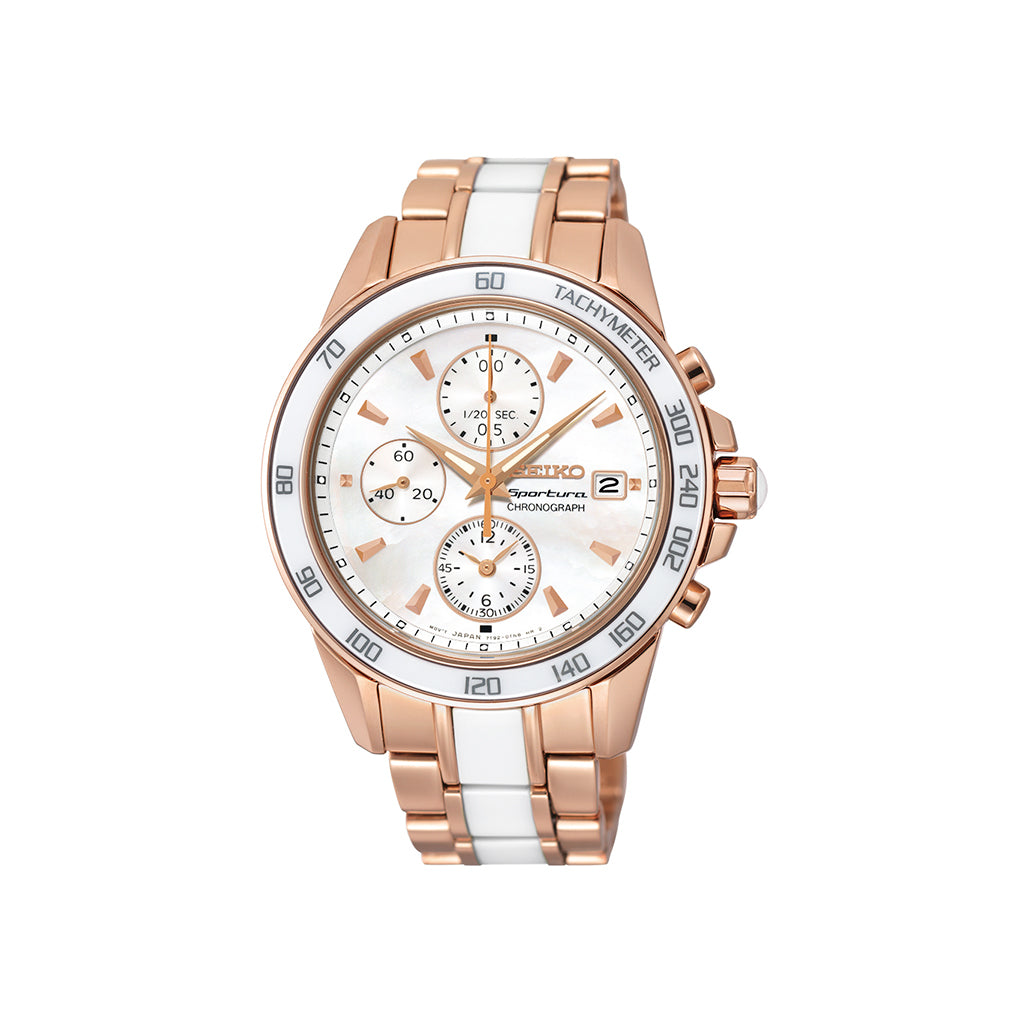 Seiko Sportura Chronograph Ladies Watch SNDW98P1