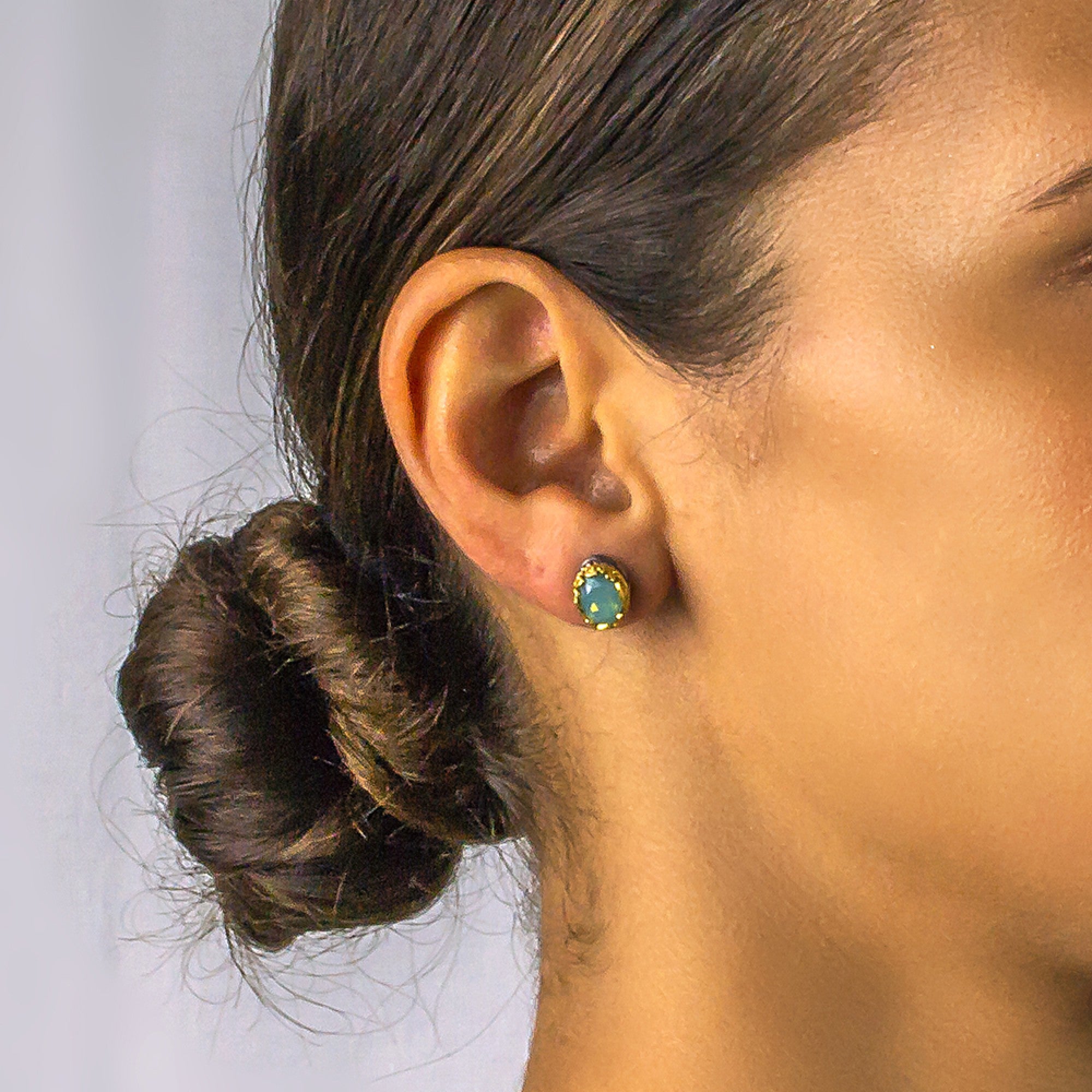 Women's Silver Earrings Dimitrios Exclusive S46-cyan