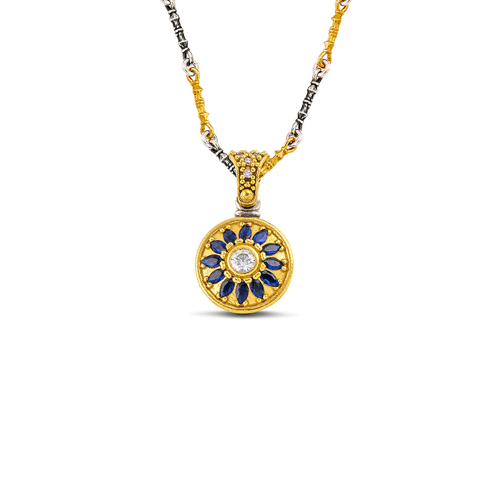 Dimitrios Exclusive M104 Red Women's Silver Pendant