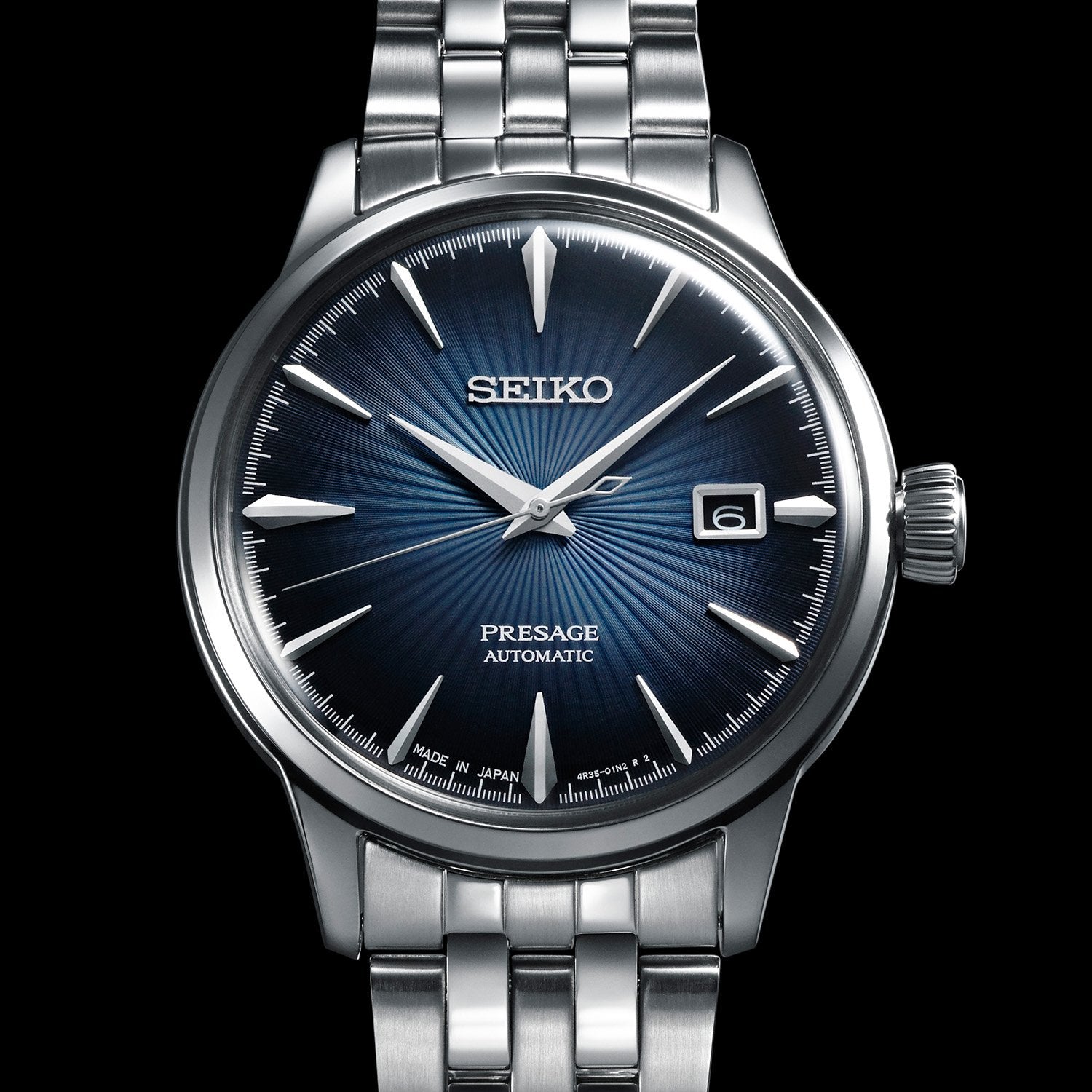 Seiko Presage Cocktail Time: 'Blue Moon' Mens Watch SRPB41J1