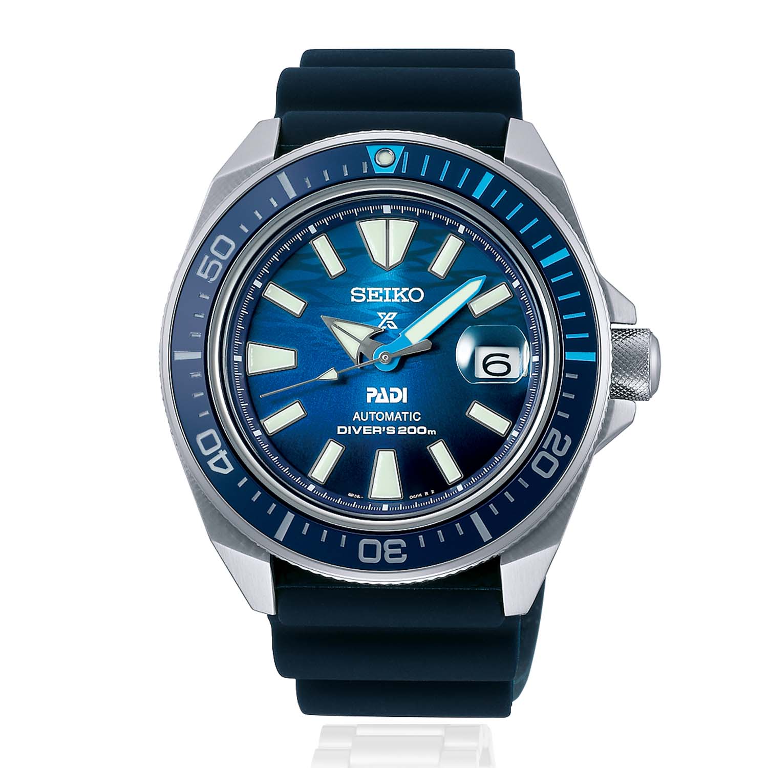 SEIKO Prospex Mens Watch SRPJ93K1  'Great Blue' Samurai Scuba PADI Special Edition