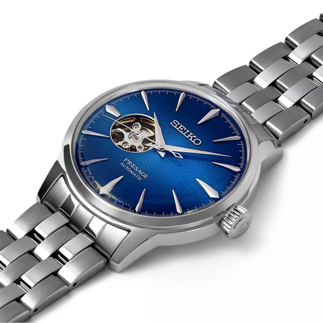 Seiko Presage Cocktail Time: 'Blue Acapulco' Mens Watch SSA439J1