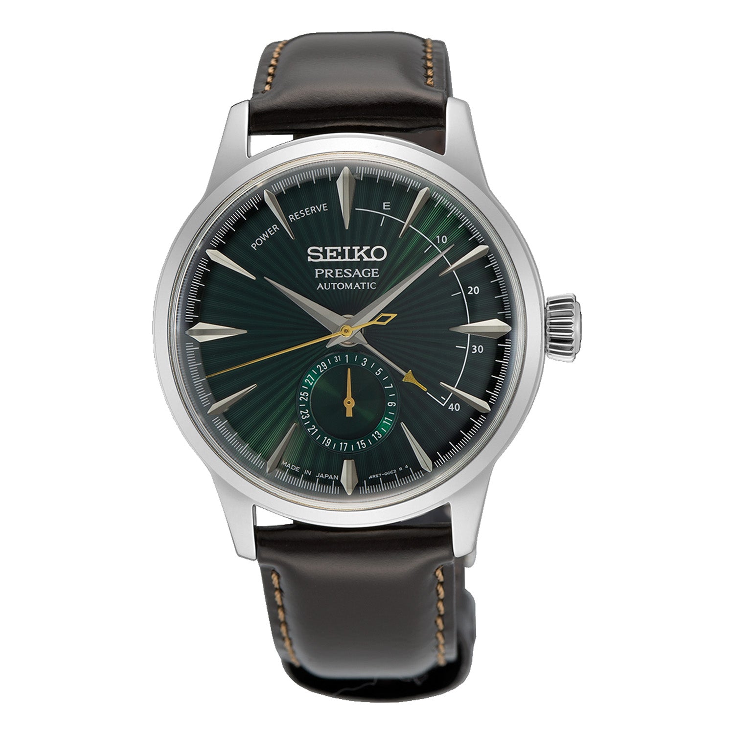 Seiko Presage 'Midnight Mockingbird' Cocktail Time Power Indicator Automatic Mens Watch SSA459J1