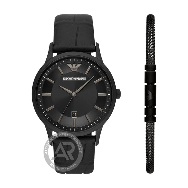 Emporio Armani Renato Mens AR80057 (Σετ Ρολόι & Βραχιόλι)