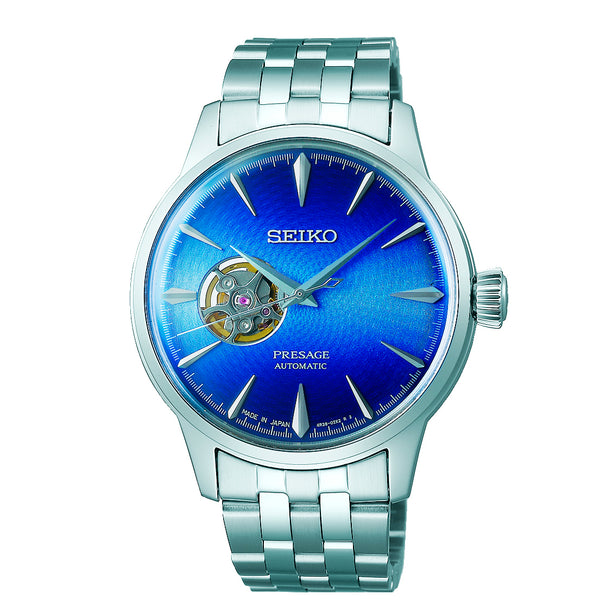 Seiko Presage Cocktail Time: 'Blue Acapulco' Mens Watch SSA439J1